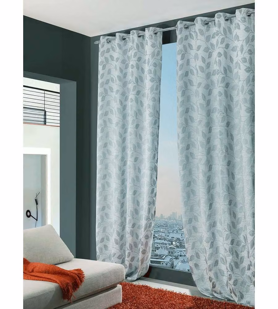 Home Collection Tenda oscurante Perlata Naturale 140x280 cm con anelli