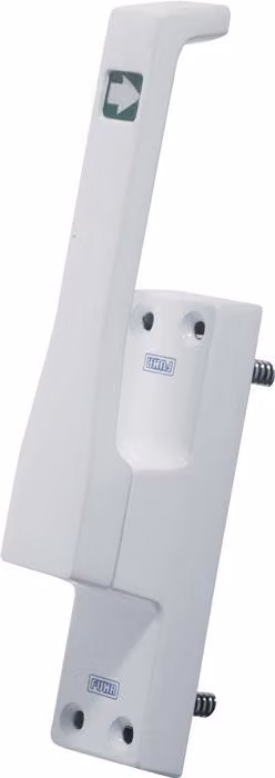 FUHR Bullone di azionamento della porta (DIN sinistro bianco / metallo leggero 23 mm) - TP970LW