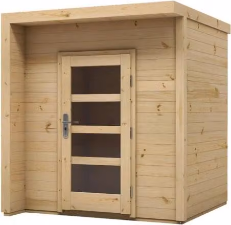 copia della casetta da giardino in abete rosso BRATEK 203,8x201,9 H. 229 cm MDLT A scelta: Con pavimento,