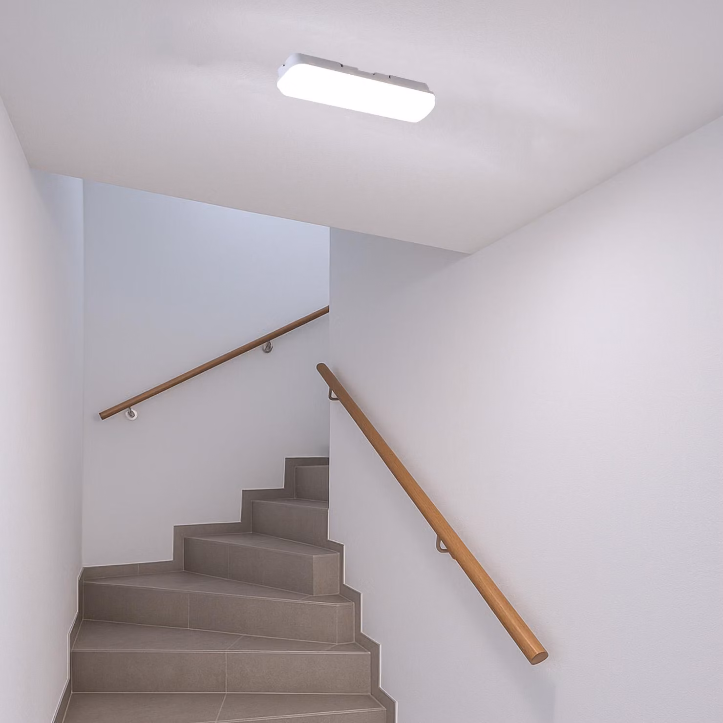 30 cm 15 W IP65 impermeabile, display LED lineare collegabile, luce bianca fredda 6000 K, per garage, cantine e aree esterne