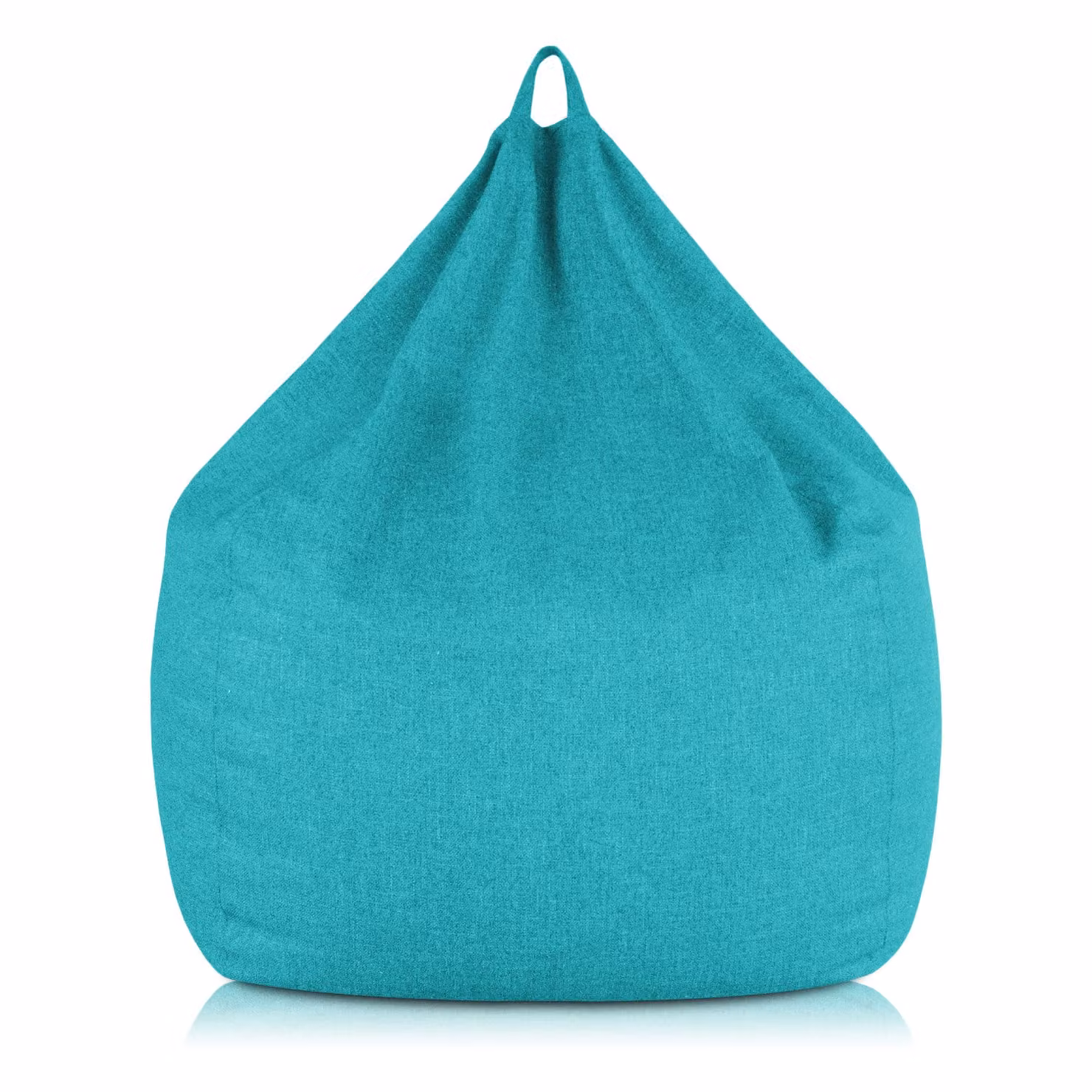 Poltrona sacco Pouf Piuma Verde acqua M