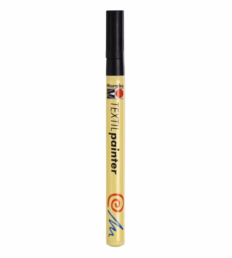 Marabu Pennarello per Tessuti - Nero - 1-2 mm