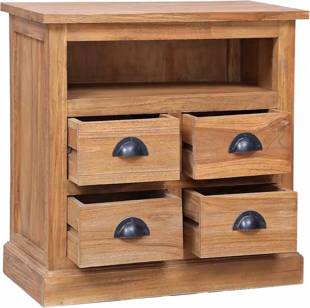 Credenza 60x30x60 cm in Legno Massello di Teak 285311