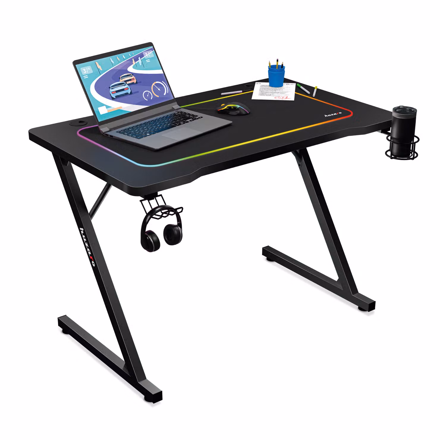 Gaming desk Huzaro Hero 1.8 Black