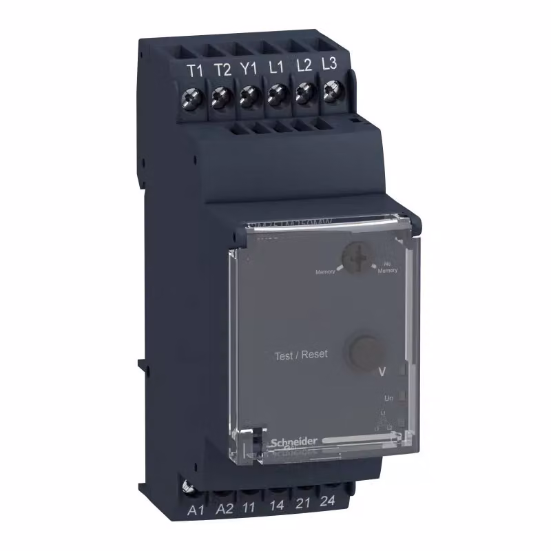 Schneider Electric: Controllore di temperatura motore e di fase, 24-240 V CA/CC, 2 canali, memoria RM35TM250MW