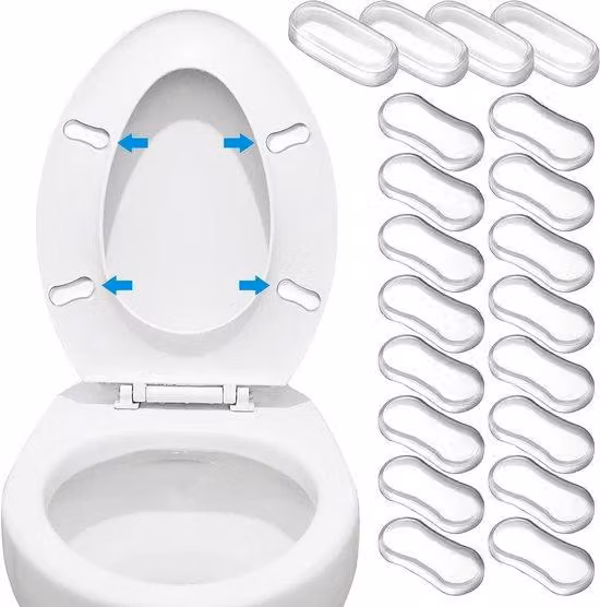 20 paraurti per bidet con guarnizioni in gomma altamente adesive