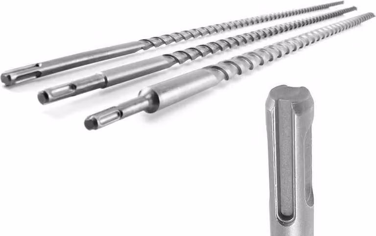 Set di 5 punte per calcestruzzo SDS-plus extra lunghe (60 cm) (10, 12, 16, 18 e 20 mm)