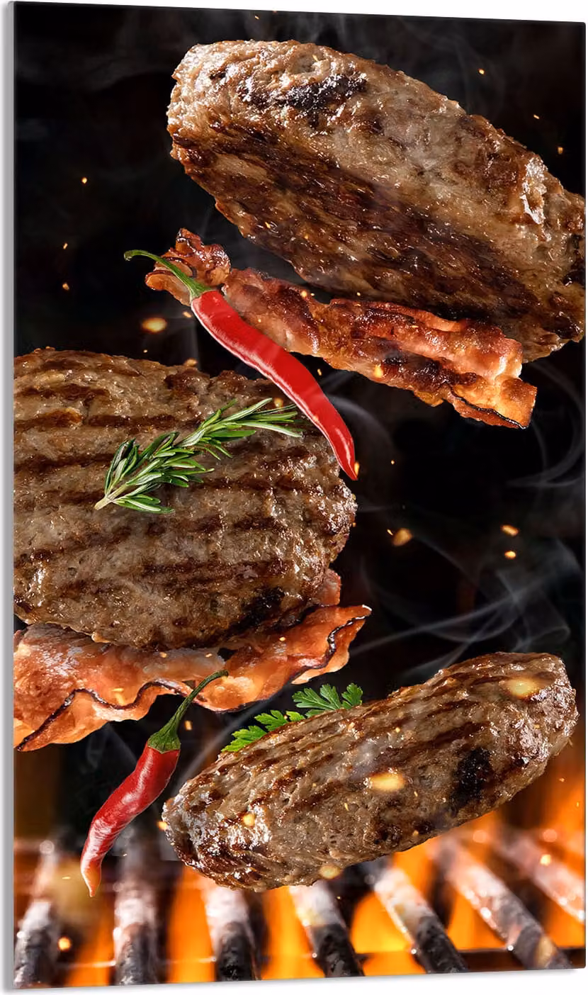 Piastra di copertura del fornello 30x52 copertura del piano cottura in Vetroceramica paraspruzzi piastra di vetro deco tagliere, grill food