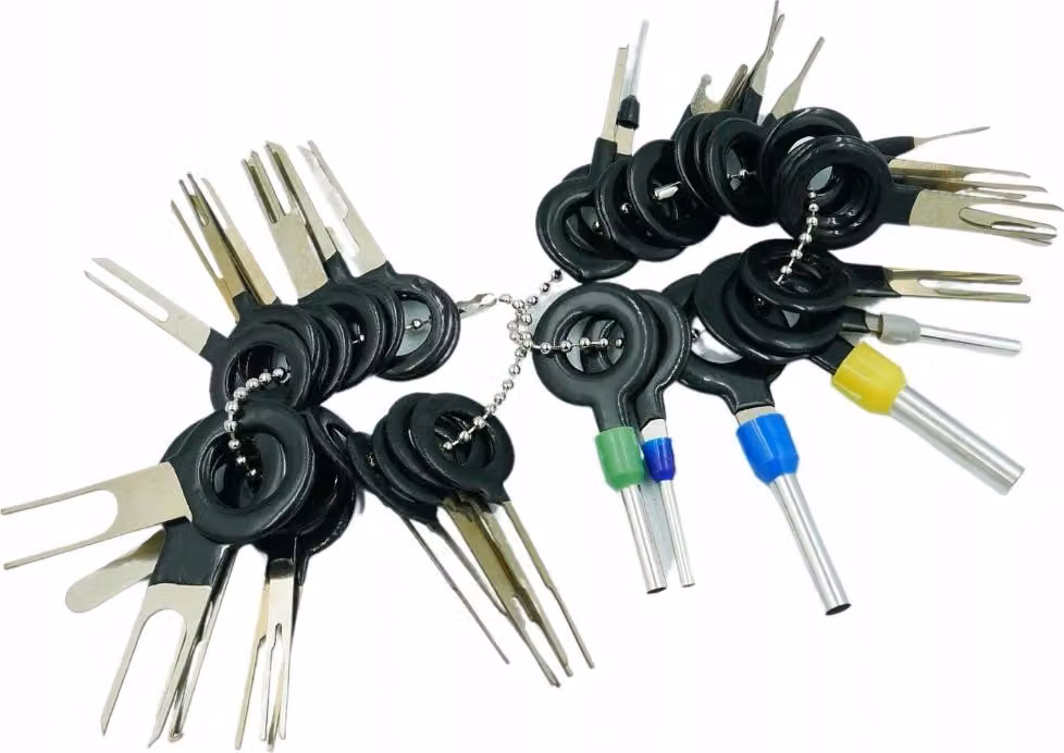 Strumenti Per Pin: Strumenti Per La Rimuozione Dei Pin, Strumenti Per L'estrazione Dei Terminali. Set Di 38 Pezzi