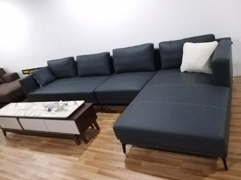 Ecke Ecksofa L-Form Wohnlandschaft Sofa Couch Polster Garnitur Sofas Leder