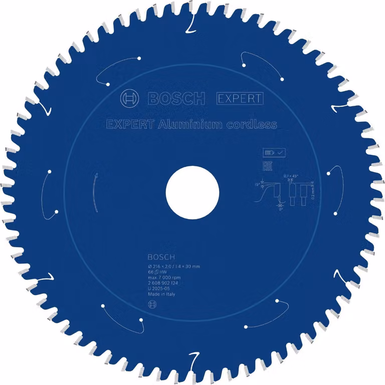 Lama circolare Bosch EXPERT per alluminio, 216x30 mm, Z66