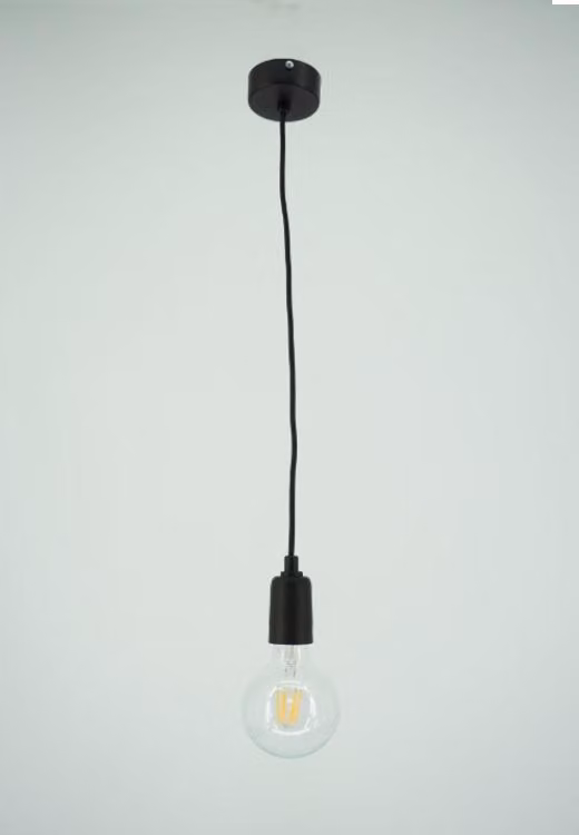 Hades 2880/ZB-1 Moderna lampada a sospensione loft nera