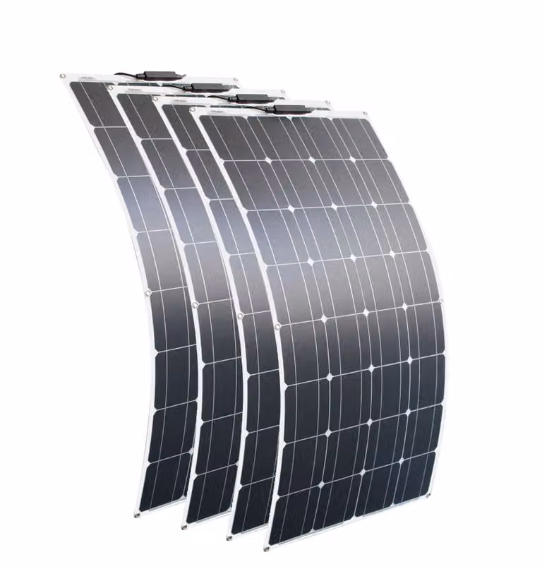 Pannello solare flessibile 100W, alta efficienza 21,8%, PET monocristallino, modulo solare 400W