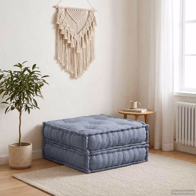 Unità di divano modulare vidaXL in tessuto grigio, L 70 x P 70 x H 36 cm
