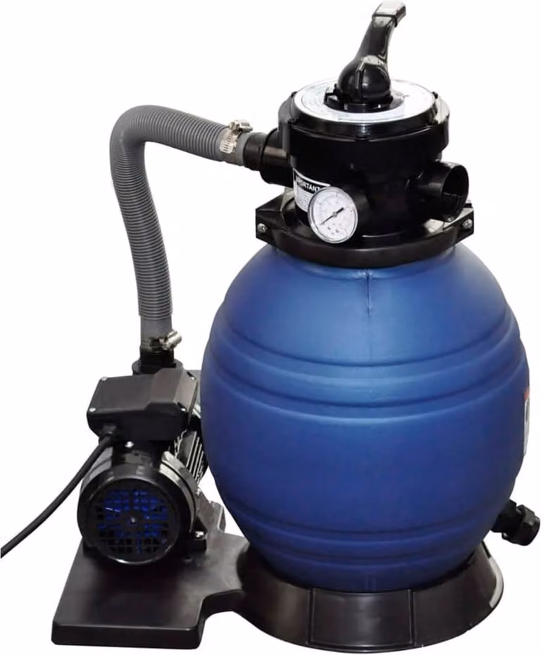 Pompe con Filtro a Sabbia 2 pz 400 W 11000 l/h