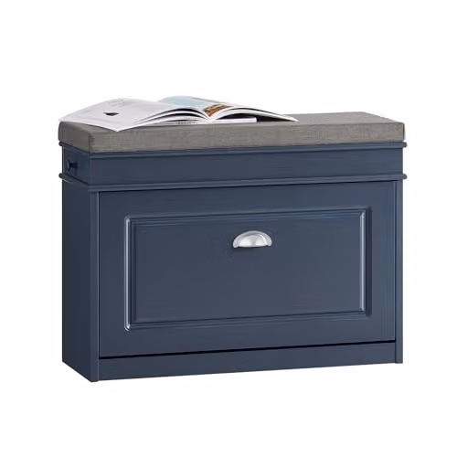SoBuy Cassapanca Scarpiera con Cuscino 75x24x52cm per Ingresso