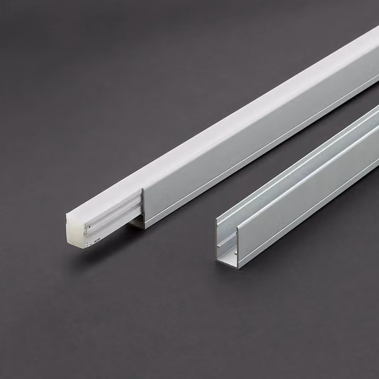 ARELUX XMAGIS 12x17, profilo in alluminio, lunghezza 2 metri
