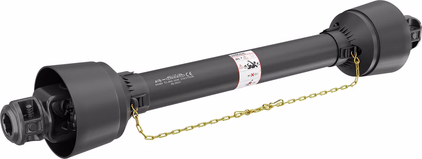 Albero cardanico T1 Albero cardanico 800-880 mm 210 Nm 540 giri/min, albero cardanico, 18 kW (25 CV), 2x 1 3/8" 6 denti