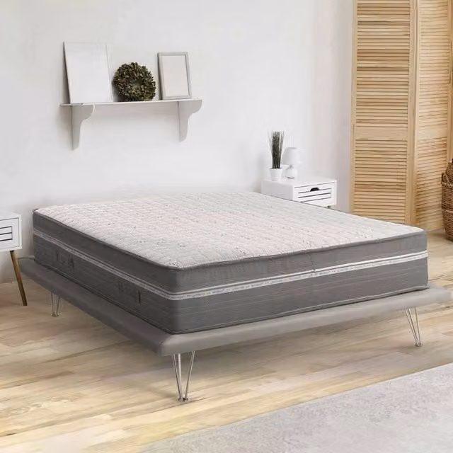 Materasso Ibrido Arial di Talamo Italia, Piazza e Mezza, Grigio, L/P/H: 190 x 120 x 32 cm – 1