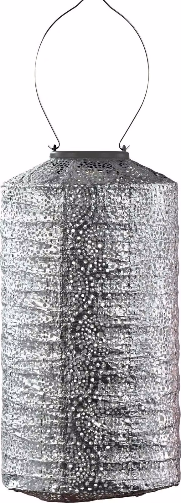 LUMIZ Illuminazione da giardino - Luci da esterno - Cilindro occulto - 18 cm - Argento