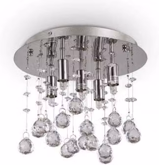 Lampada Da Soffitto Moonlight Pl5 Cromo Ideal-Lux