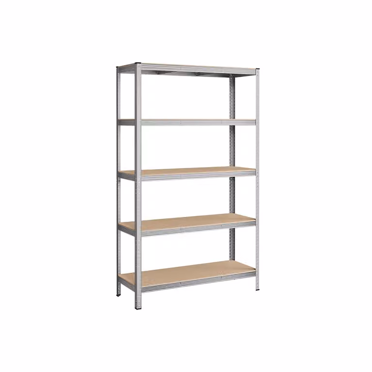 Scaffalatura a 5 Ripiani, Argento / 1