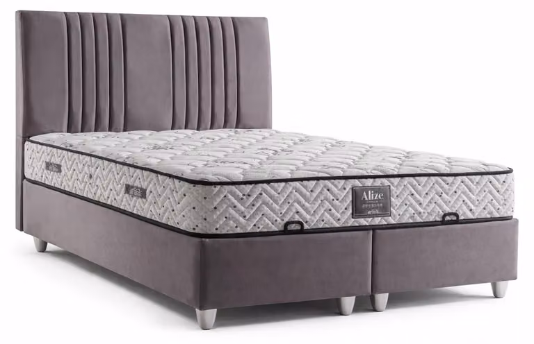 Letto con materasso in stile moderno Letto con contenitore Materasso morbido