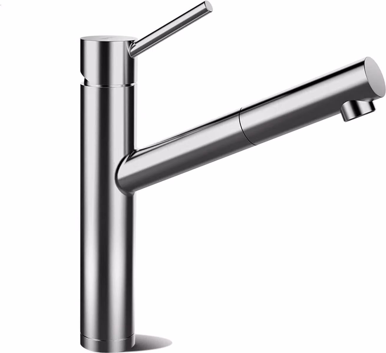 Rubinetto Schock Altos 529120EDM, acciaio inox massiccio, alta pressione, estraibile