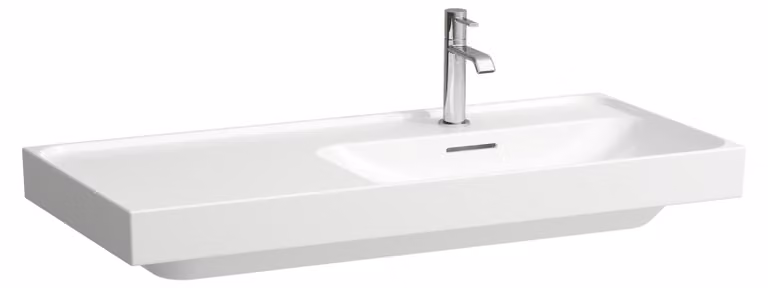 LAUFEN MEDA lavabo, encastrable, tablette à gauche, 1000x460mm, 1 trou pour robinet, sans trop-plein, H8171170001111, H8171170001111