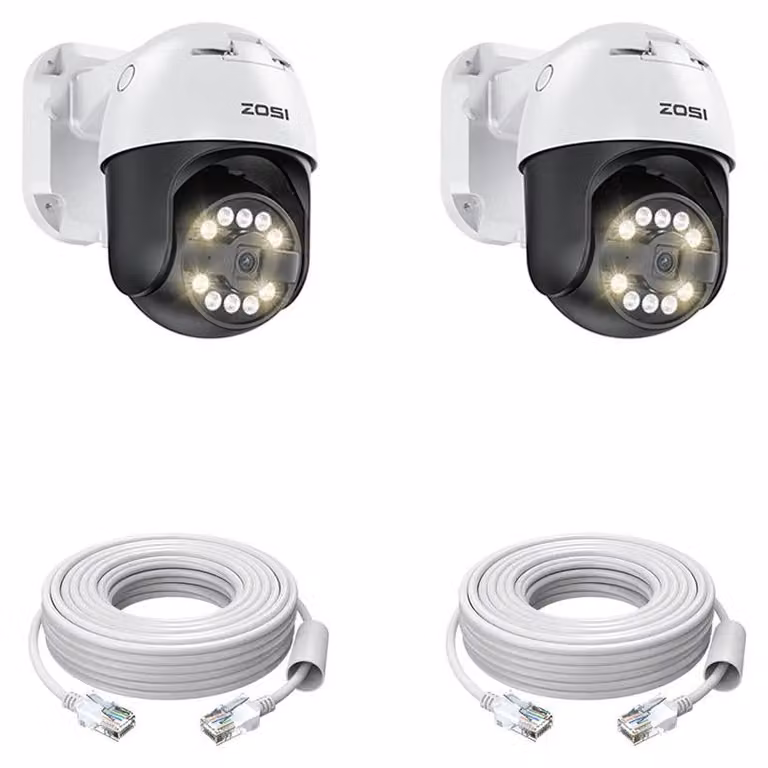 C296 - Sistema di telecamere di sicurezza - 8MP 1080p - Per esterno - Telecamera di sorveglianza - Telecamera di sicurezza
