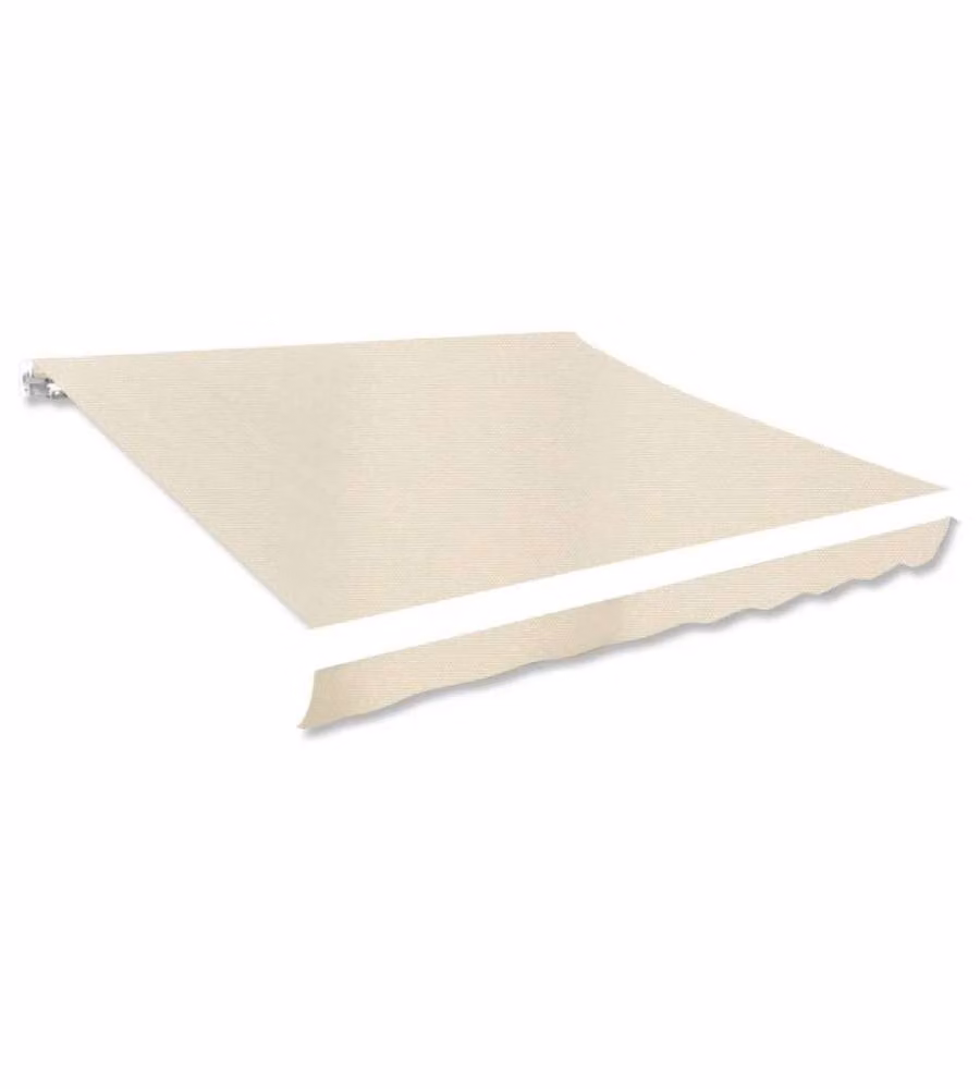 Tessuto di ricambio per tenda da sole vidaXL in poliestere beige L: 330 cm, P: 245 cm – 2