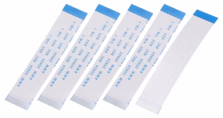 Cavo piatto FFC, 24 pin, 0,5 mm, 60 mm, tipo B, confezione da 5 pezzi.