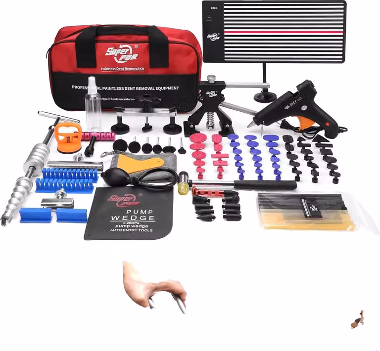 Strumenti PDR, strumenti per la riparazione delle ammaccature senza verniciatura, rimuovi ammaccature per auto facili da usare, kit professionale