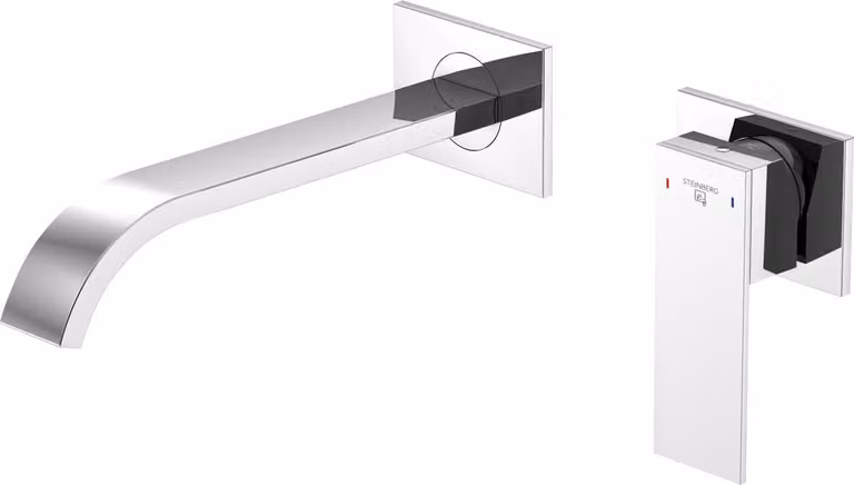 Steinberg Série 135 Mitigeur de lavabo, set complet, corps dencastrement inclus, saillie 200 mm, 1351817, 1351817