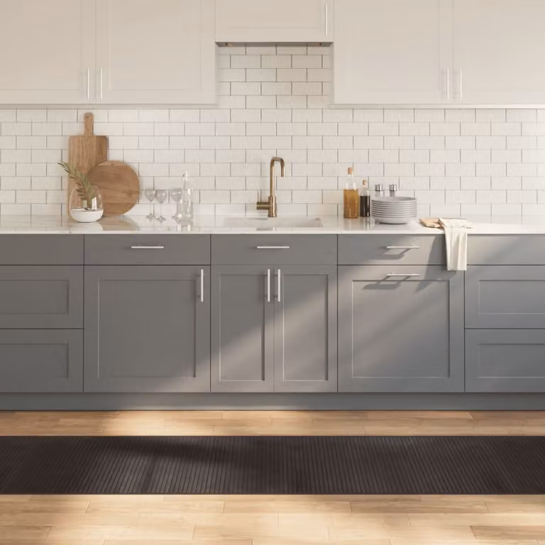 vidaXL Tappeto Rettangolare Moderno in Bambù e Polipropilene Marrone Scuro L: 300 cm, P: 60 cm