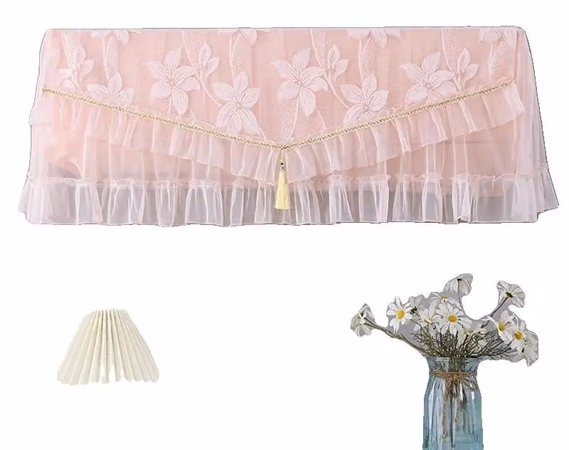 Copertura per condizionatore, universale, design antipolvere, rosa