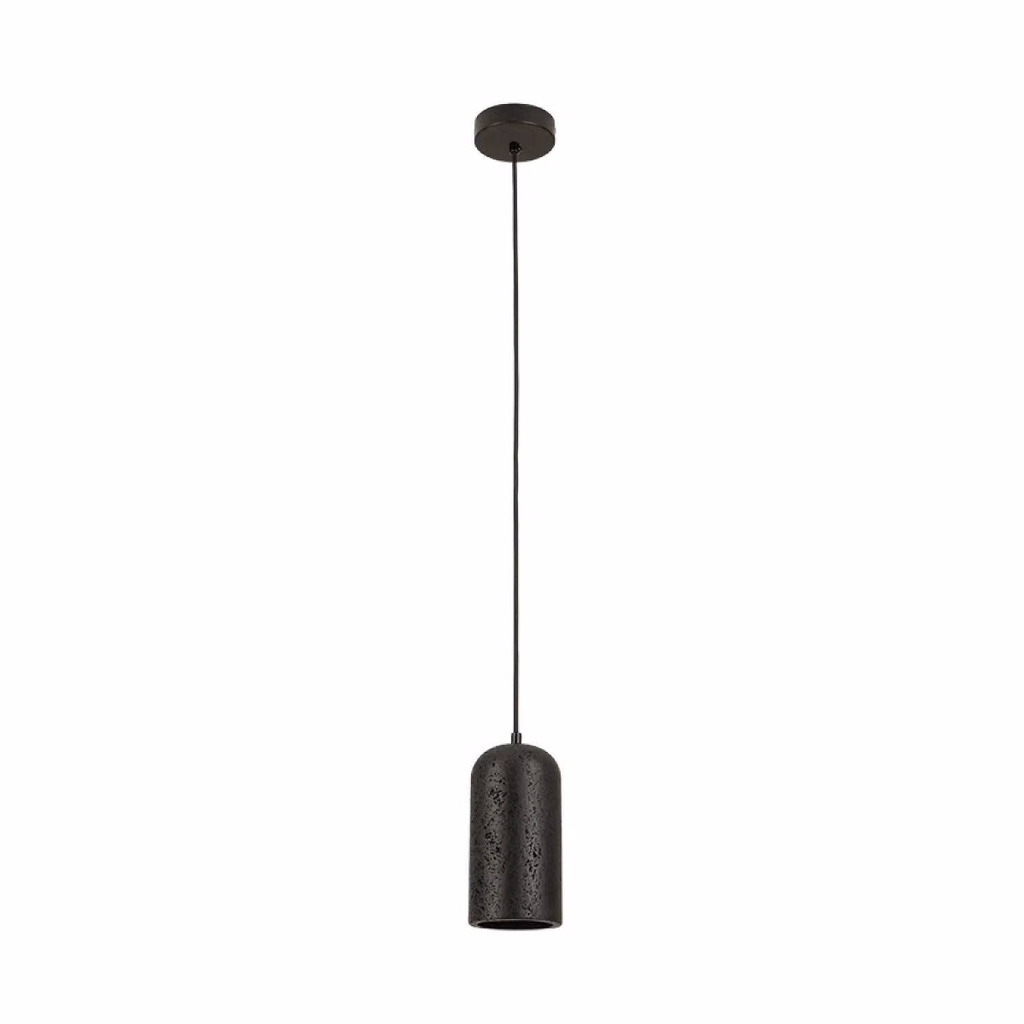 Zambelis Lampada a sospensione 25420, dimmerabile, Nero, Soggiorno / Sala da pranzo, Pietra, Moderno, Lampada a sospensione
