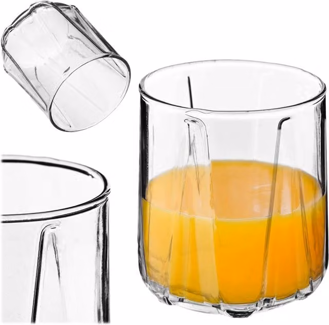 Bicchiere KADAX per whisky, bevande fredde, succhi di frutta, acqua 360 ml Regalo Basso
