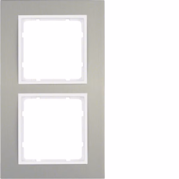 Telaio Berker 2f.alluminio/pws 10123904