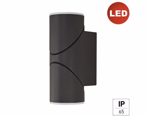 Lampada da parete per esterni a LED E2 Felis IP65 12 W 1700 lm 4000 K antracite
