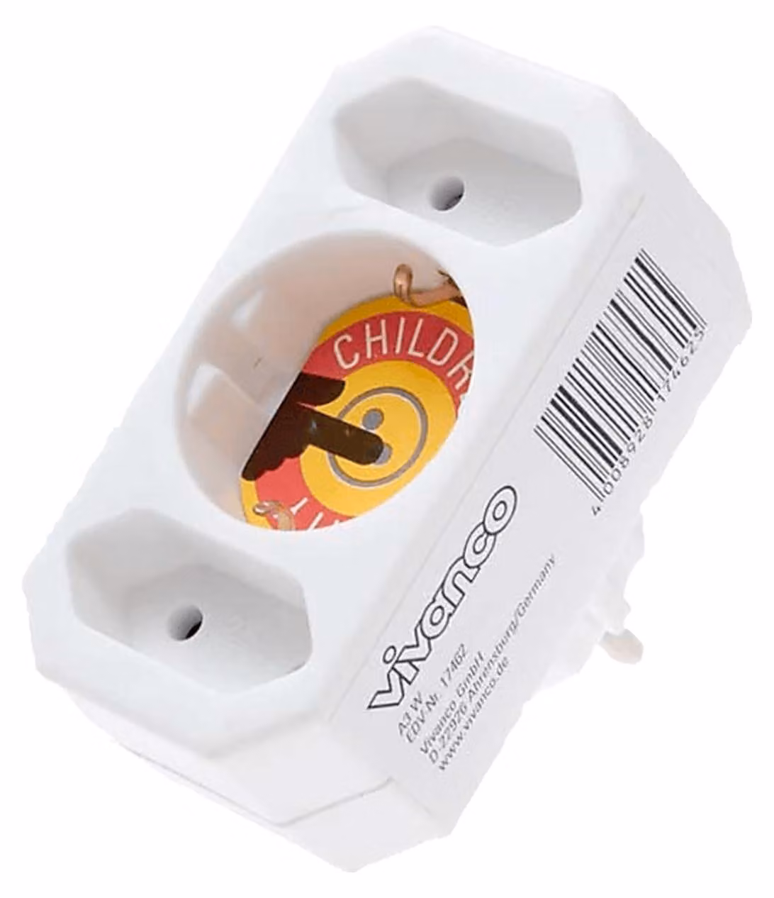 VIVanco™3 Prese Schuko/Adattatore Euro