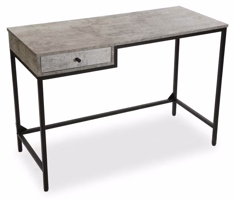 Scrivania Ufficio Moderna con Cassetto Grigio Design Studio Modello Jack