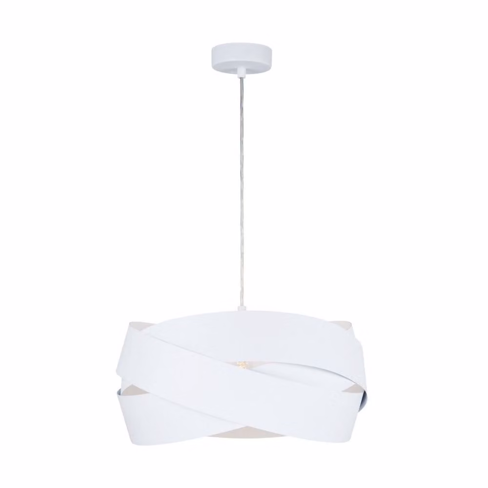 Lampada a sospensione TORNADO, bianca, 1 attacco E27, 40W, in metallo, dimensioni: 100x40x40 cm, grado di protezione IP20, Zuma Line