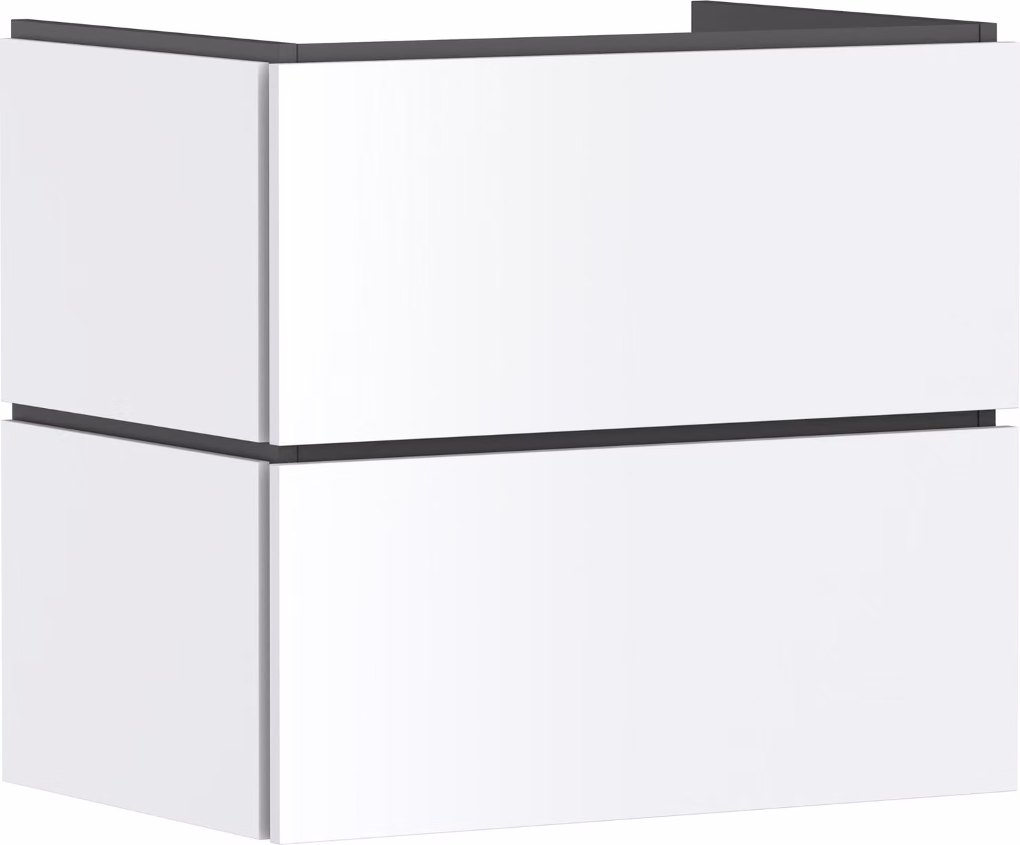 hansgrohe Xilesa E meuble sous-lavabo pour lavabos, 2 tiroirs, 680x470x620mm, 54258700, 54258700