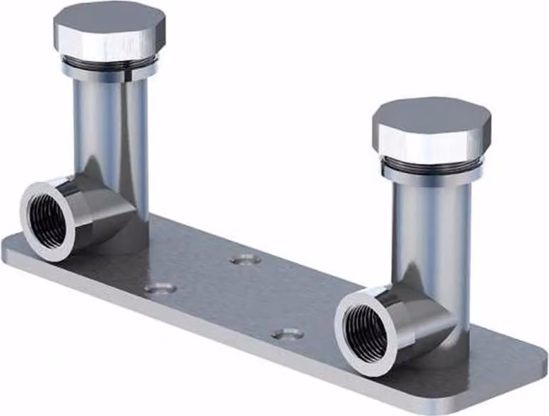 Corpo da incasso Steinberg 1/2" per rubinetteria indipendente per vasca/doccia, 1 pz.