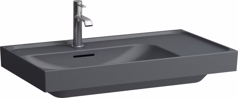 LAUFEN MEDA lavabo, encastrable, 800x460mm, tablette à droite, 3 trous pour robinetterie, avec trop-plein, H8171167581081, H8171167581081