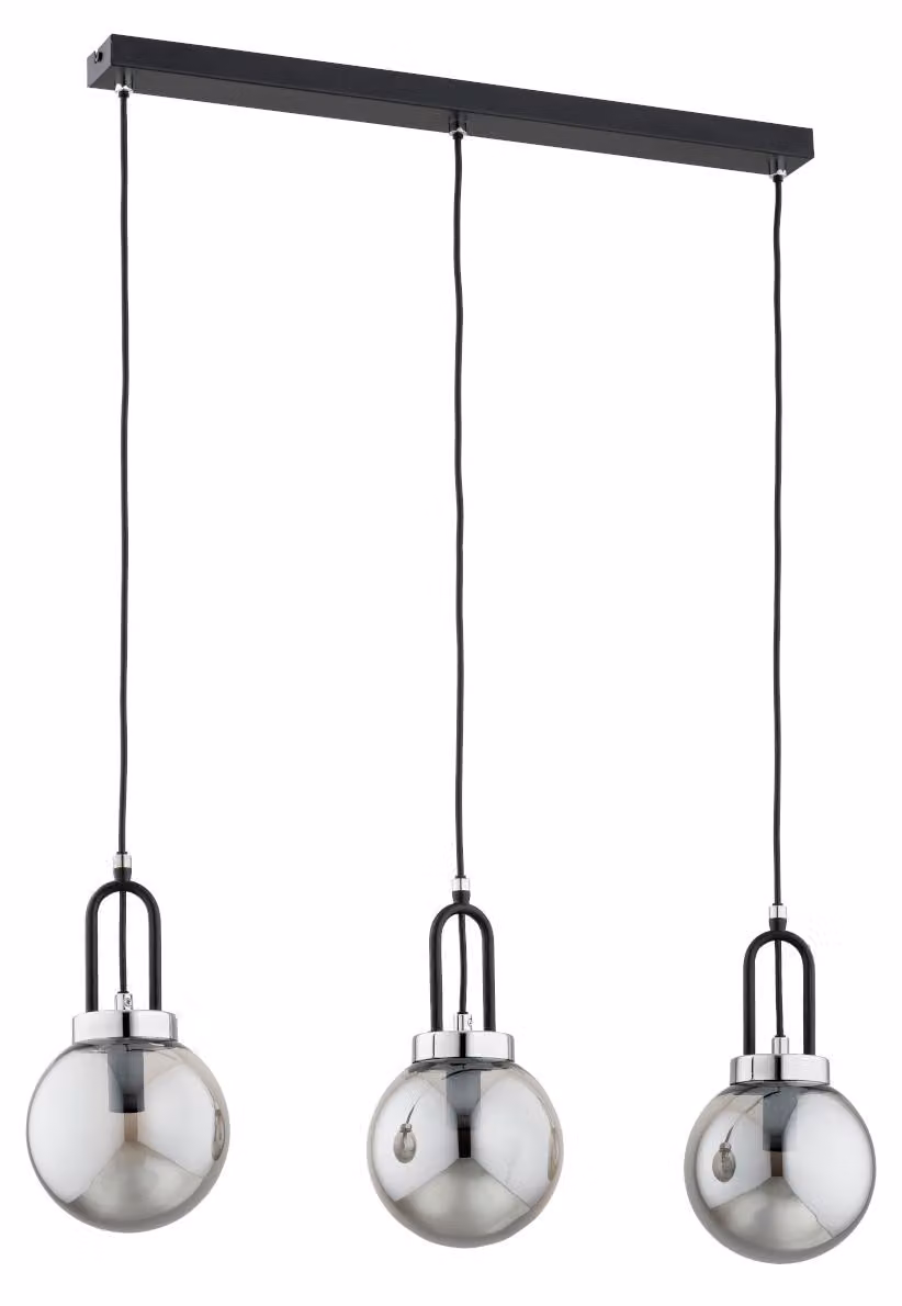 Lampada a sospensione ATORI BLACK S 3xE14