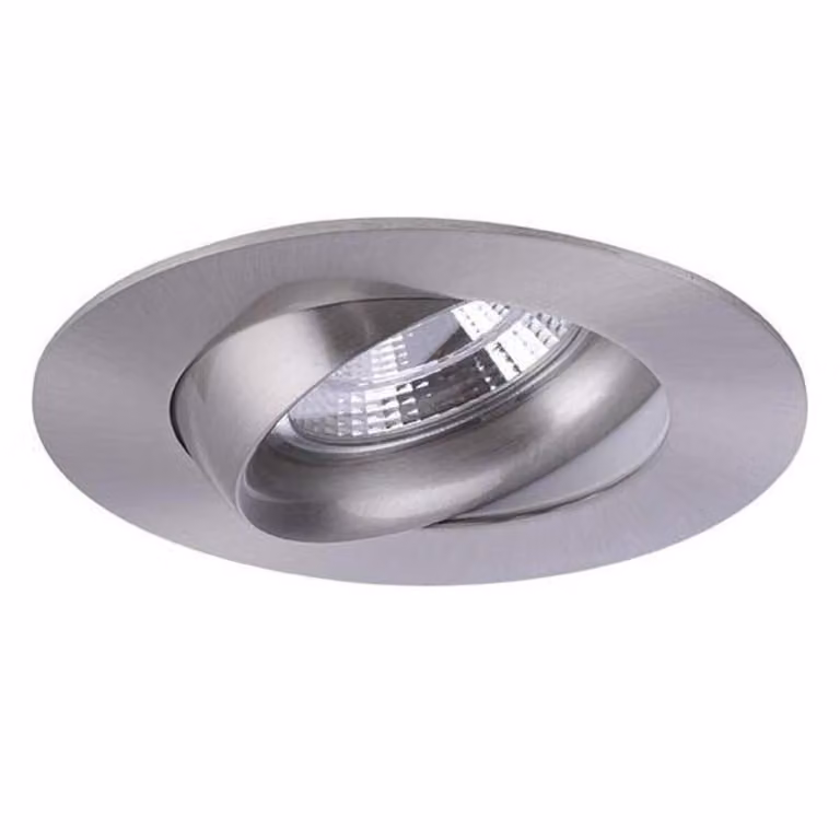 Luce da incasso a LED 350mA 3000K rotonda ni. - 1x5W Apparecchio LED non sostituibile 12277153