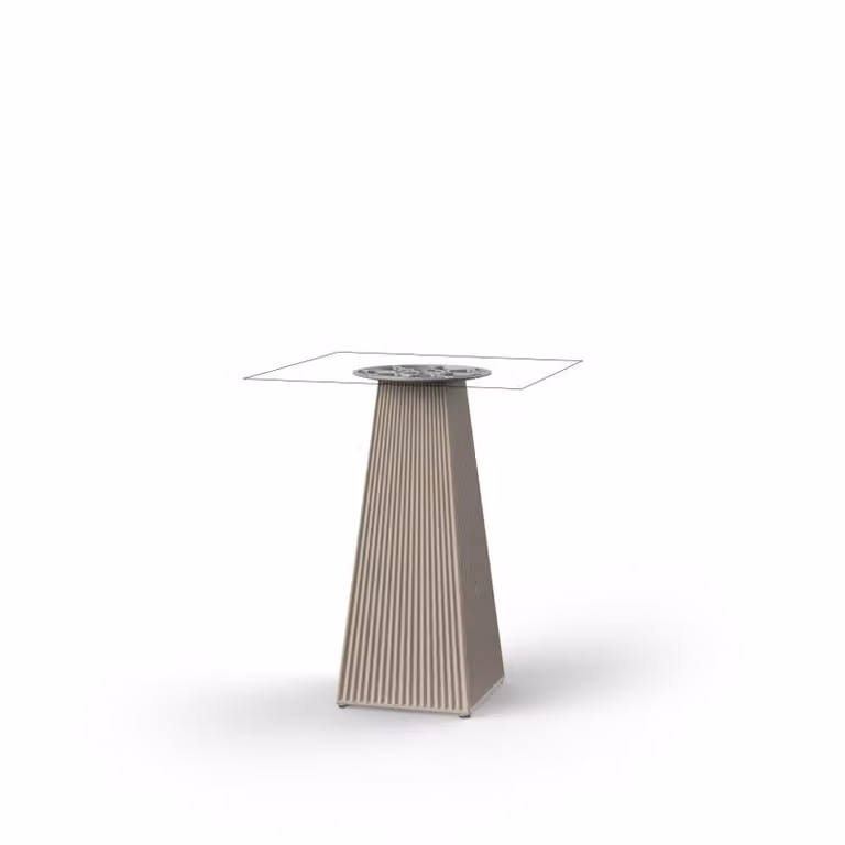 Base tavolo Gatsby Vondom quadrata 30x30x73cm
