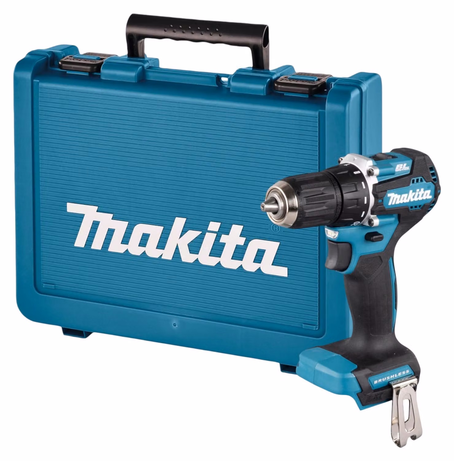 Trapano avvitatore a batteria Makita DDF 487 ZE 18 V 40 Nm brushless + valigetta - senza batteria, senza caricabatterie